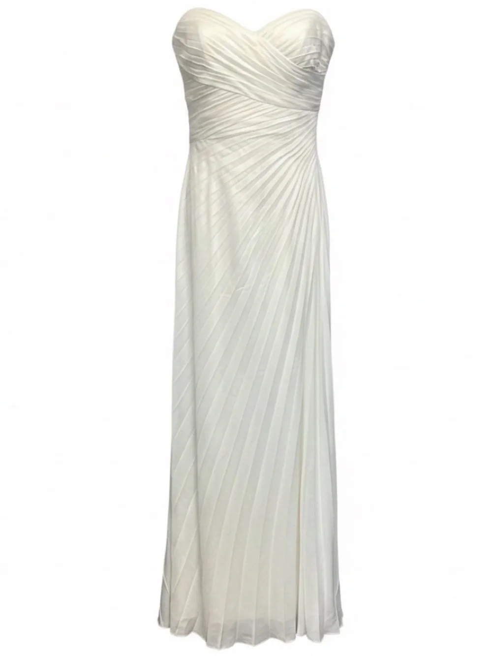 bianca strapless pleated maxi dress Bianca Strapless Pleated Maxi Dress